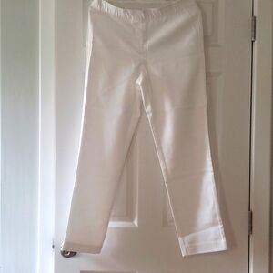 JJill new in package white pull on pants Sz 10